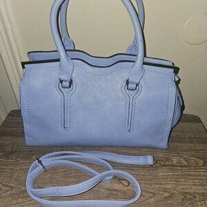 Simply Noelle Light Blue Crossover Shoulder Bag